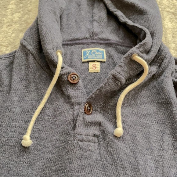J. Crew Vintage Fleece Hoodie - Picture 6 of 9